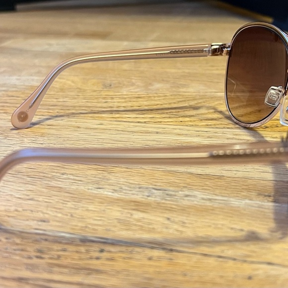 Talbots Emerson Aviators Light Pink With Red Case 61063207 23 - Picture 3 of 9